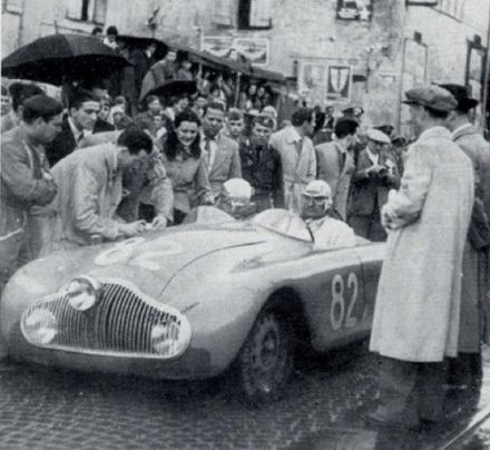 Aldi Terigi i M.Berti – Stanguellini S 1100 spider.